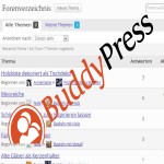 Defektes Buddypress Forum
